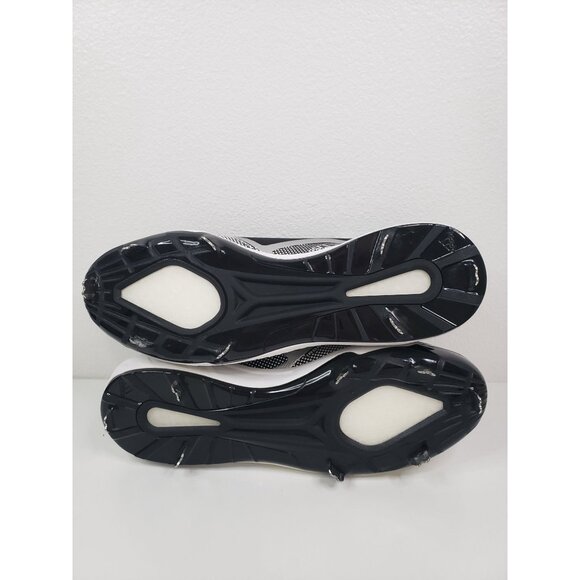ADIDAS ICON 6 BOUNCE Baseball Cleats Ironskin in Black/White‎ - Size US 13 main image 6